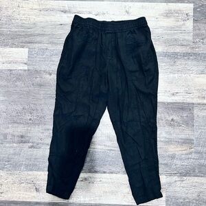 Old Navy Black Joggers with Tapered Leg